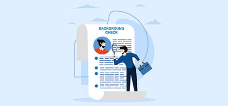 background check illustration